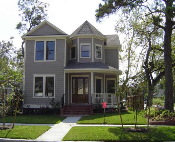 Build Plus Wood Framed home built in the Houston Heights