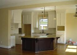 Open Kitchen Mostly White 