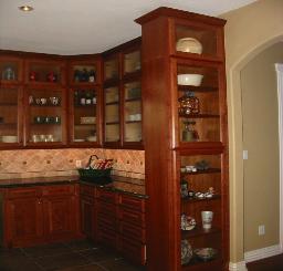 Custom Oak Cabinetry in Kitchen 
