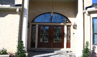 Front Entry of Custom Home