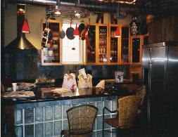 Modern Kitchen with Stone and Glass 