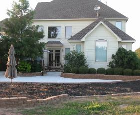 Back View ofTraditional Custom Home